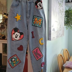 Vintage Mickey Mouse Jeans